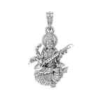 Maa Saraswati Pendant for Men & Women Pure Silver for good health and wealth