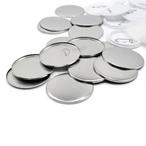 32mm Badge Button Pin Parts 100 Complete Sets DIY Supplies For Button Maker - Picture 1 of 11