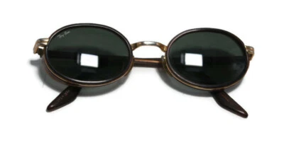 B&L RAY-BAN 2814 MARRÓN/DORADO COPAS LATERALES COMENSALES GAFAS DE SOL/MARCOS DE ANTEOJOS SOLAMENTE Foto 1 de 4