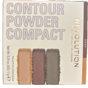 Makeup Revolution London Contour Powder Compact Deep 0.24 oz Palette NIB - Picture 1 of 3