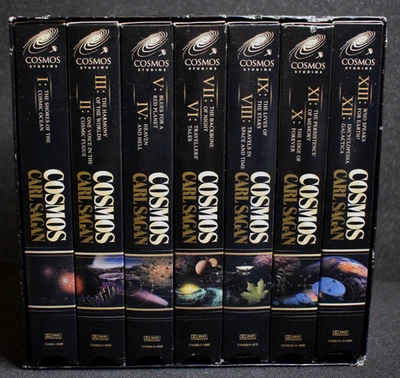 1996 Carl Sagan Cosmos The Complete Collection 7 VHS Set - Image 1 of 4