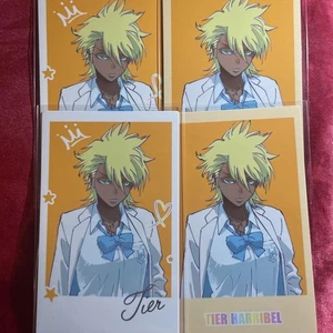 Bleach TIER HARRIBEL Photosheet Tear-Resistant Anime Character Yellow Hair Used - Picture 1 of 1