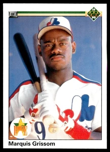 1990 Upper Deck Marquis Grissom Rookie Montreal Expos #9 - Picture 1 of 2