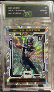 2023 Donruss Jaxon Smith-Njigba Elite Series Rookies gemma classificata come nuova 10 - Foto 1 di 2