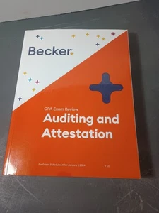 Becker CPA Exam Review - Auditing And Attestation V1.0 Minimal Marks PB - Picture 1 of 8