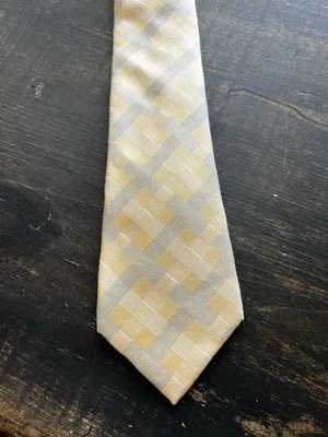 Ralph Lauren Seda Mezcla Algodón Hecho a Mano Corbata Tejido de Cesta Patrón Primavera/Verano Foto 1 de 4