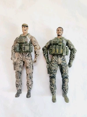 1:18 BBI Elite Force Navy Seals Equipo de Bomberos Equipo de Policía Figura LOTE DE 2 Foto 1 de 2