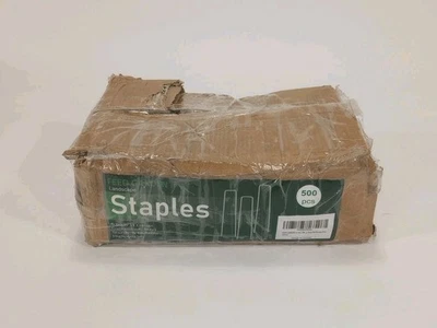 Упаковка из 500 оцинкованных скоб для ландшафтного дерна калибра 6 дюймов 11 садовые колья U-Pin - Изображение 1 из 3