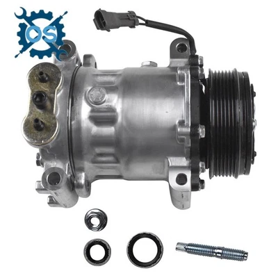 Compressor AC com embreagem AC para Chevy C4500 C5500 Kodiak GMC Topkick 2003-2007 - Imagem 1 de 4