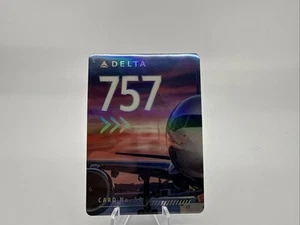 Tarjetas coleccionables Delta Airlines 2022 Boeing 757-300 #54 - Imagen 1 de 2