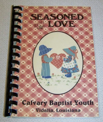 Calvary Baptist Church Cookbook Vidalia Louisiana 1991 Cajun Creole - Image 1 of 4