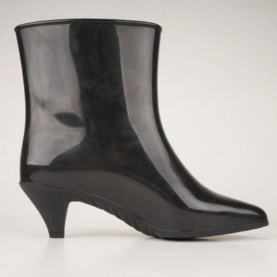 Gucci GG Logo Goma Tobillo Botas de Lluvia Negras Mujeres US 6 / US 6 / UK 3 Foto 1 de 4