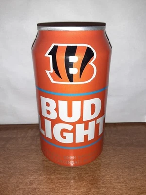 2024 Cincinnati Bengals Bud Light 12oz Limited Edition B/O Stay On Tab Beer Can - Image 1 of 4