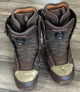 Women’s DC Shoe Co Boa Snowboots Brown Pink Size 10L - Picture 1 of 4