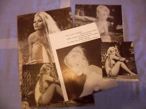 + ELKE SOMMER CLIPPING 6 PAGES ANGLAIS PERFORE A023 - Picture 1 of 1