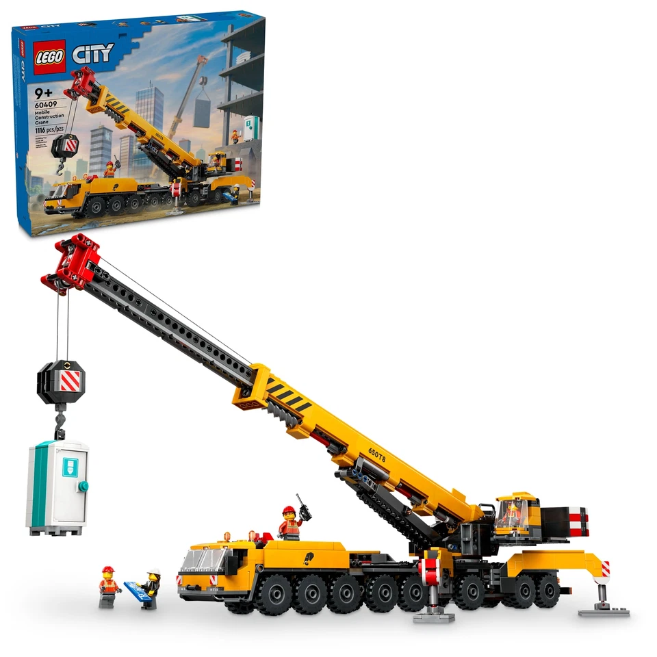 LEGO CITY: Yellow Mobile Construction Crane (60409)
