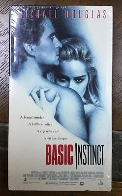 Basic Instinct - Michael Douglas/Sharon Stone - New/Sealed (VHS; 1992) - Image 1 of 4