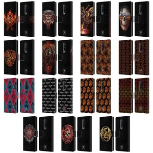 OFFICIAL ANNE STOKES FIRE TRIBAL LEATHER BOOK WALLET CASE FOR ONEPLUS PHONES - Picture 1 of 20