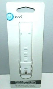 ONN REPLACEMENT BAND WITH METAL BUCKLE FOR FITBIT CHARGE 2 WHITE - Picture 1 of 3
