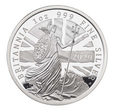 2020 2PD UK 1OZ .999 SILVER BRITANNIA Spirit of a Nation Proof coin COA & OGP