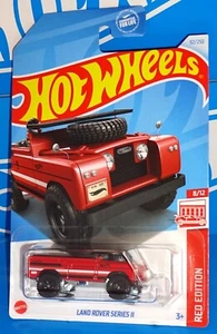 Hot Wheels 2024 Target Red Edition Series #92 Land Rover Series II Red w/ BAJA5s - Picture 1 of 2