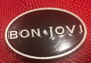 Bon Jovi 2005 Belt Buckle Have A Nice Day Offical Licensed Black Vintage - Picture 1 of 13