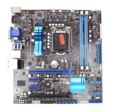 ASUS P8H61-M PRO Rev. 3.0 Intel H61 Mainboard Micro ATX Sockel 1155   #303813 - Bild 1 von 4