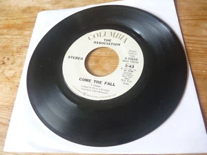 The Association US USA pop promo 7" Come The Fall mono stereo plays VG+ 4-45654 - Picture 1 of 4