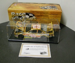 Action Kevin Harvick #29 GM Looney Tunes Rematch 1:24 24KT Gold Stock Car w/Case - Picture 1 of 14