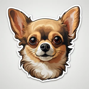 Autoaufkleber Sticker Niedlicher Chihuahua Aufkleber - Picture 1 of 1