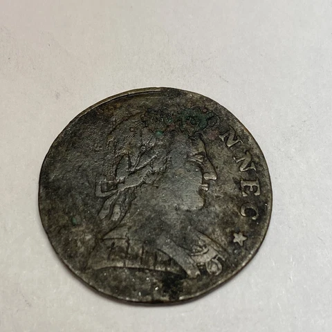 1788  Connecticut Colonial Copper Coin Cover