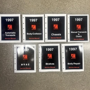 1997 Saturn Service Shop Repair Manual Body OEM Books LOT - Picture 1 of 8