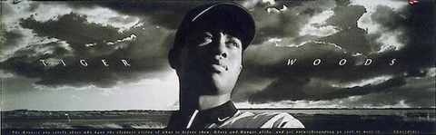 Tiger Woods "Hope and Glory" Nike Poster ~ NEW Cover