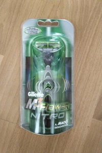 Razor GILLETTE M3 POWER NITRO Pack Original DE COLECCIÓN M 3 Mach3 NUEVA Caja - Imagen 1 de 3