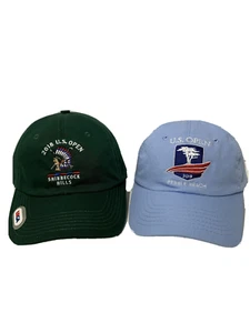 2018 2019 US Open Hats USGA Member Shinnecock Hills and Pebble Beach - Lot of 2 - Picture 1 of 16