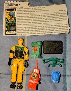 1988 Hasbro Lightfoot Explosives Expert GI G.I. Joe ARAH Near Complete Figure - Picture 1 of 2