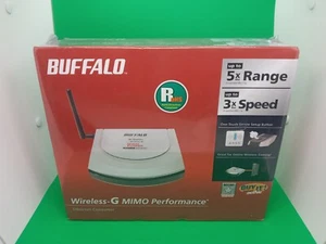 Buffalo Air Station Turbo G High Power Wireless Router WLI-TX4-G54HP-1 - NEW - Picture 1 of 15