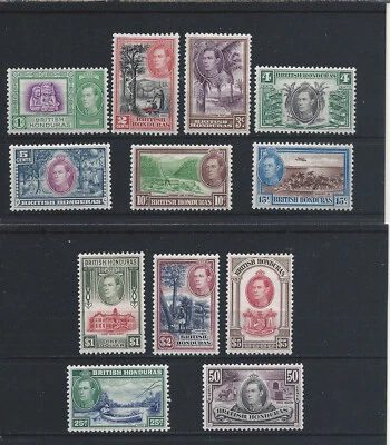 BRITISH HONDURAS 1938-47 SET OF TWELVE MINT SG 150/161 CAT £225 - Image 1 of 2