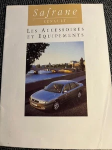 Prospekt Renault Safrane Zubehör / Ausstattungen von 1996 - Bild 1 von 1