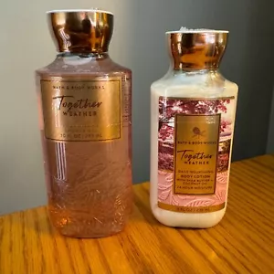 Bath & Body Works Lot Of 2 Together Weather Shower Gel 10 Oz & Body Lotion 8 Oz - Picture 1 of 3