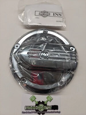 GENUINE HARLEY DAVIDSON Defiance Derby Cover Chrome 25700962 - Image 1 of 3