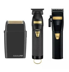 Babyliss Pro BLACK FX02SHAVER, FX870BN Clipper & FX787BN Trimmer Combo - Bild 1 von 4