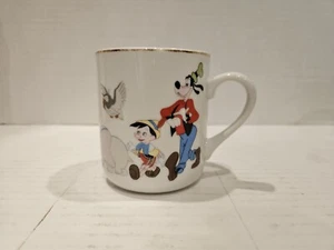 Walt Disney Productions Disneyland Disney World Coffee Cup Mug Many Characters - Picture 1 of 12