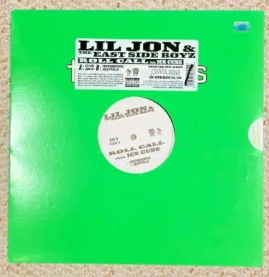 LiL Jon Feat. Ice Cube Roll Call Limited Edition Vinyl LP  - Image 1 of 2