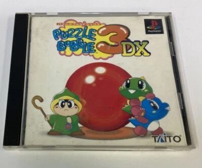 Sony PlayStation PS1 Puzzle Bobble 3 DX From Japan w/ Box and Manual 8901 SP - Image 1 of 4