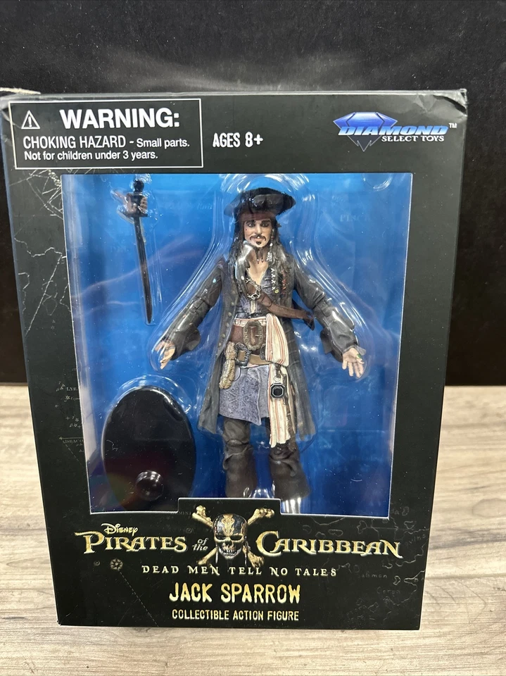 Diamond Select Pirates of The Caribbean Jack Sparrow Figure 2020 Disney Wal
