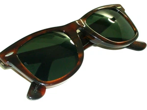1980er VINTAGE B&L RAY-BAN L2052 VOAS G15 UV TORTOISE WAYFARERS 5022 SONNENBRILLE - Bild 1 von 9
