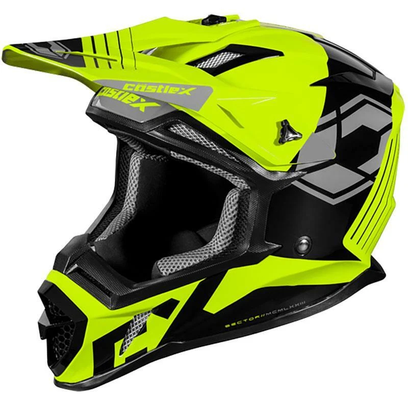 Casco Castle CX200 Sector Off-Road Dirt MX apto para gafas DOT ECE S-3XL Foto 1 de 1