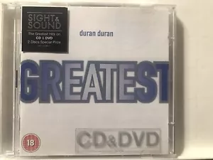 Rare CD DVD Duran Duran Sight & Sound Save A Prayer Reflex Notorious Wild Boys - Imagen 1 de 2