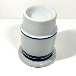 Dansk Bistro Christianshavn Blue Candle Holder or Hurricane Lamp Base Only Japan - Picture 1 of 5